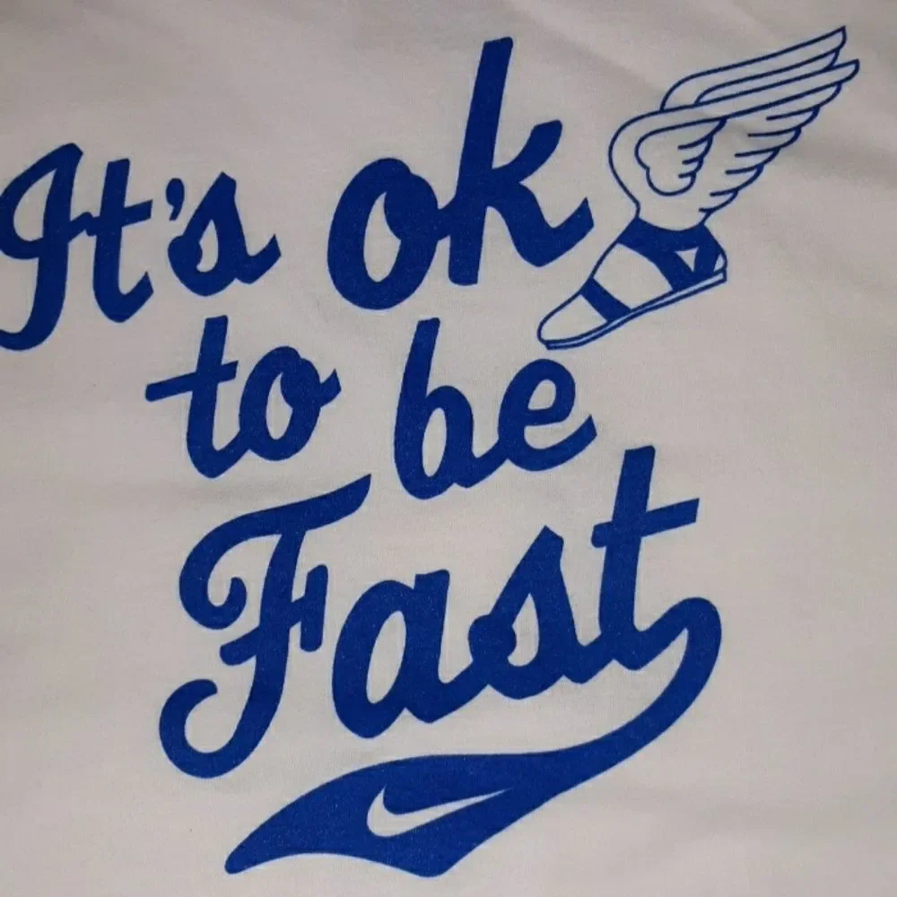 NWT‎ Nike Slim Fit T-Shirt Ok To Be Fast Ladies XL